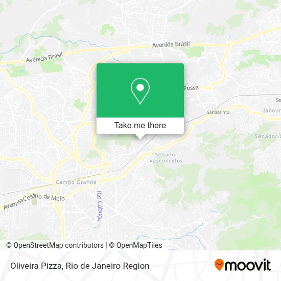 Oliveira Pizza map