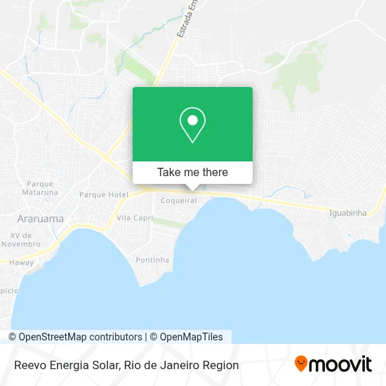 Reevo Energia Solar map