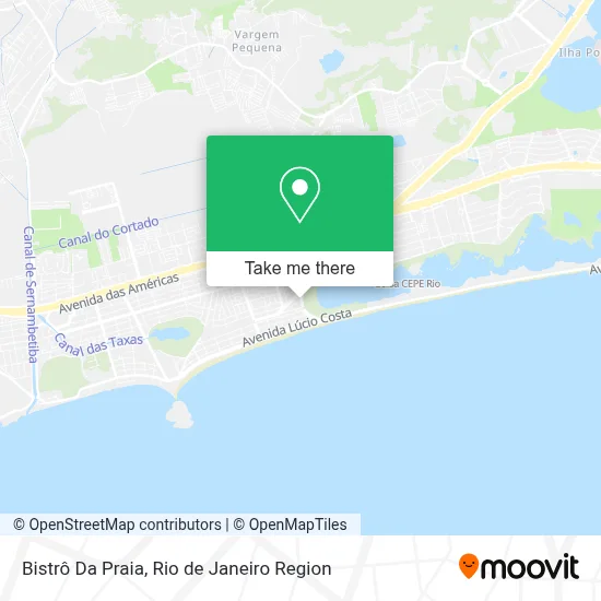 Bistrô Da Praia map