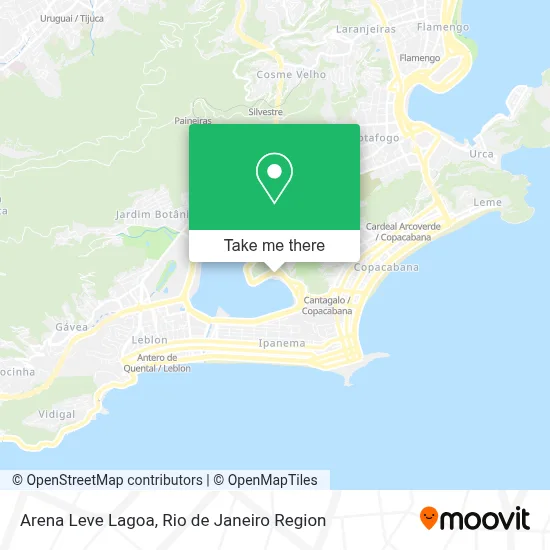 Arena Leve Lagoa map