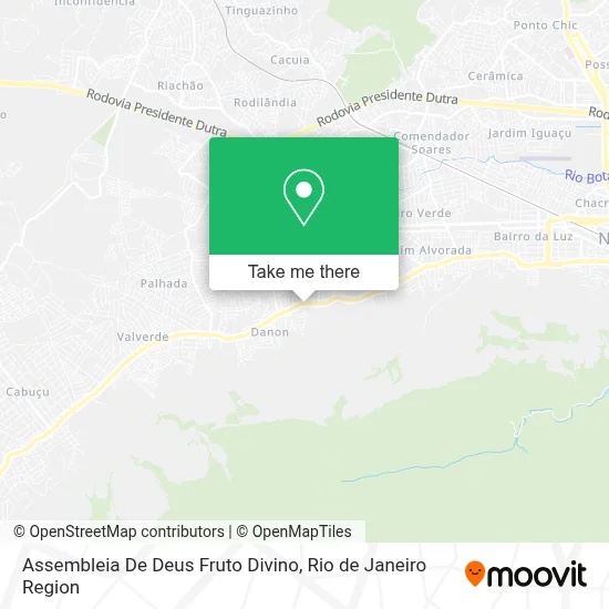 Assembleia De Deus Fruto Divino map