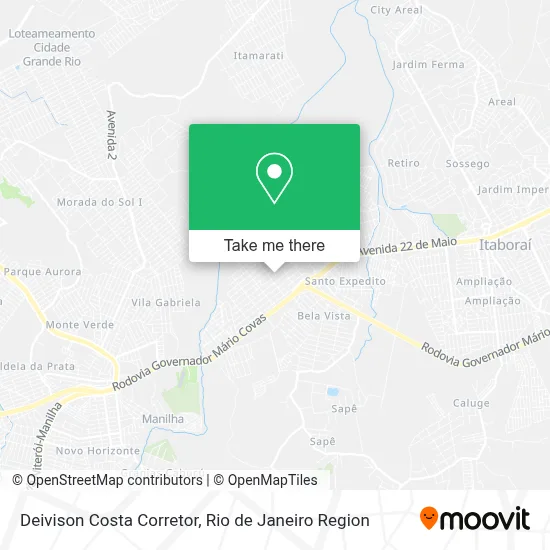 Deivison Costa Corretor map