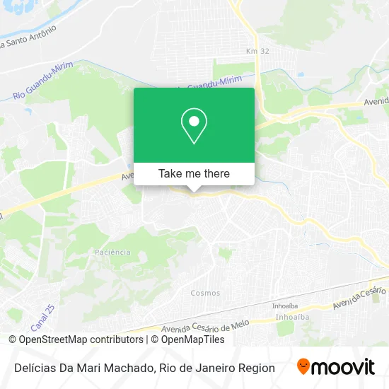 Delícias Da Mari Machado map