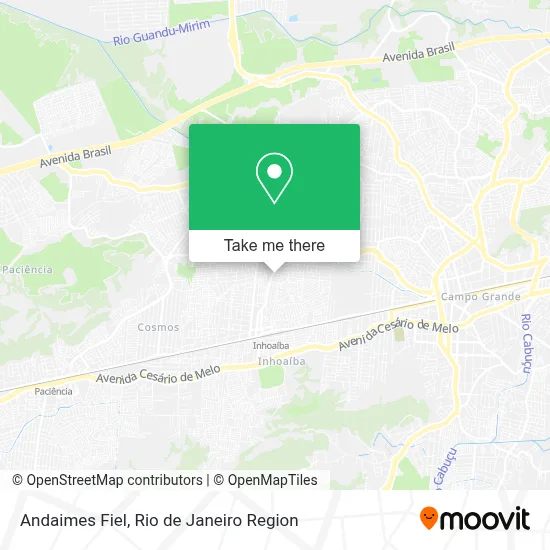 Andaimes Fiel map