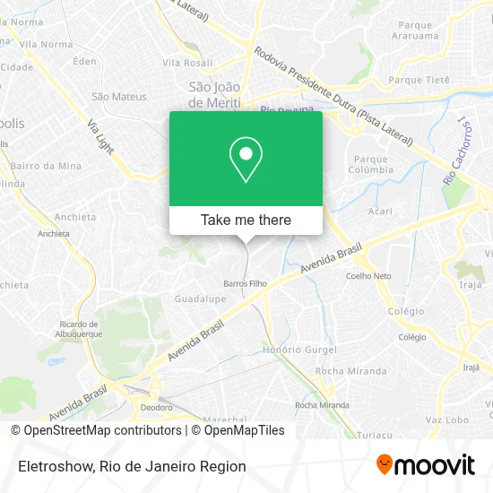 Eletroshow map