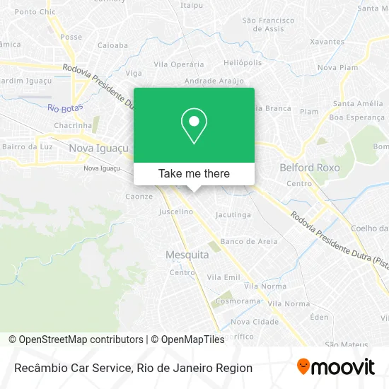 Recâmbio Car Service map
