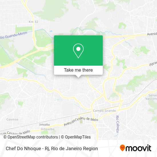 Chef Do Nhoque - Rj map