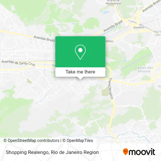 Shopping Realengo map
