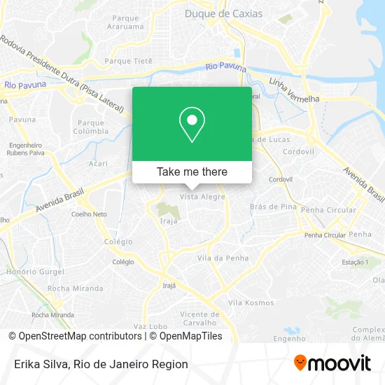 Erika Silva map