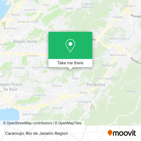 Caramujo map