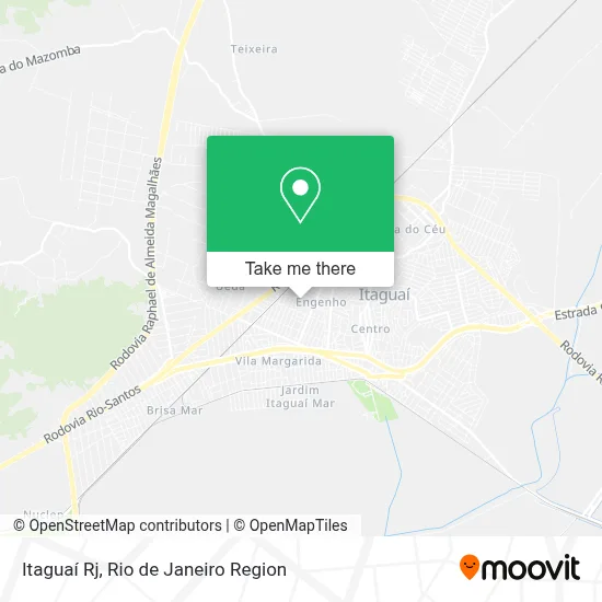 Itaguaí Rj map