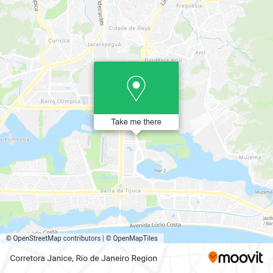 Corretora Janice map