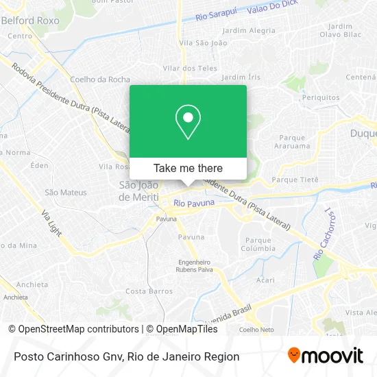 Posto Carinhoso Gnv map