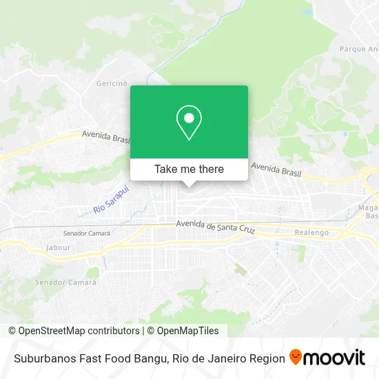 Suburbanos Fast Food Bangu map