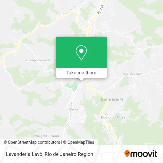 Lavanderia Lavô map