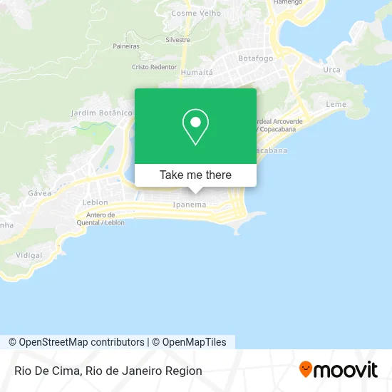 Rio De Cima map