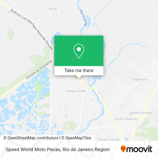 Speed World Moto Pecas map