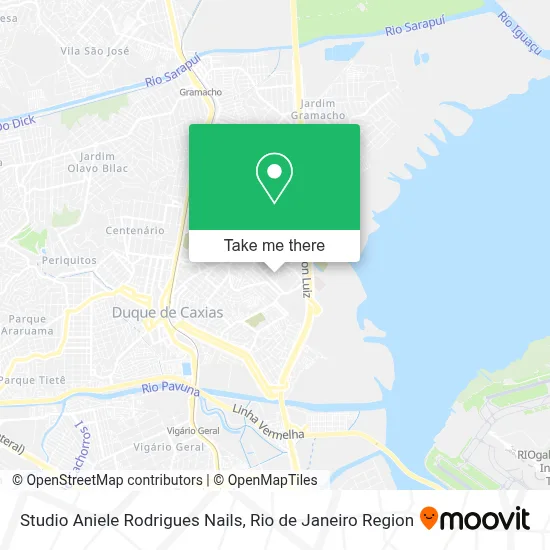 Studio Aniele Rodrigues Nails map