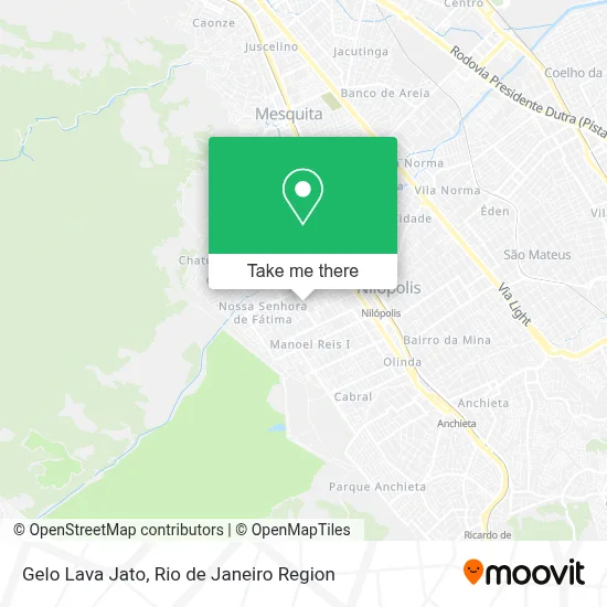 Gelo Lava Jato map