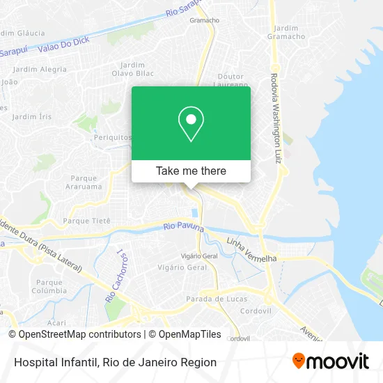 Hospital Infantil map