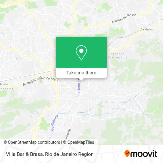 Villa Bar & Brasa map