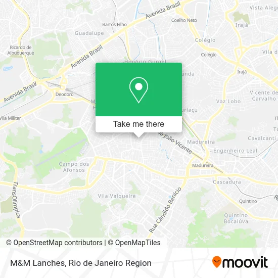 M&M Lanches map