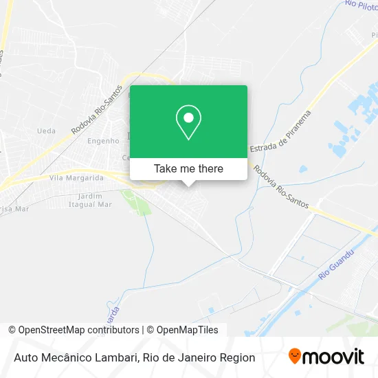 Auto Mecânico Lambari map