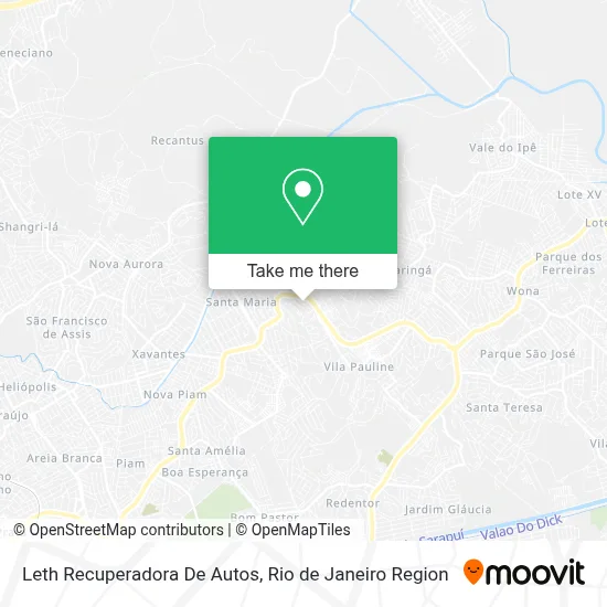 Leth Recuperadora De Autos map