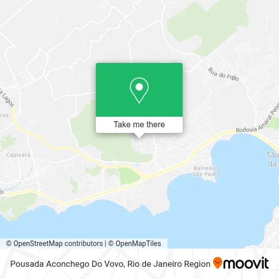 Pousada Aconchego Do Vovo map