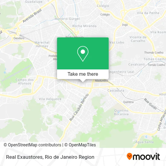 Real Exaustores map