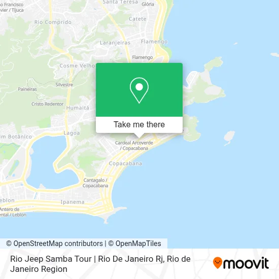 Rio Jeep Samba Tour | Rio De Janeiro Rj map