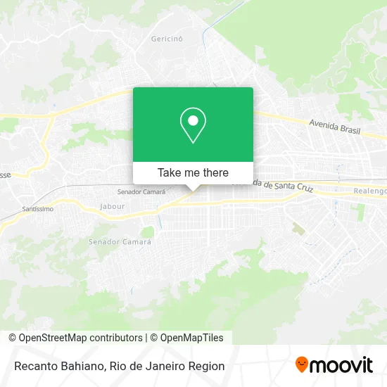 Recanto Bahiano map