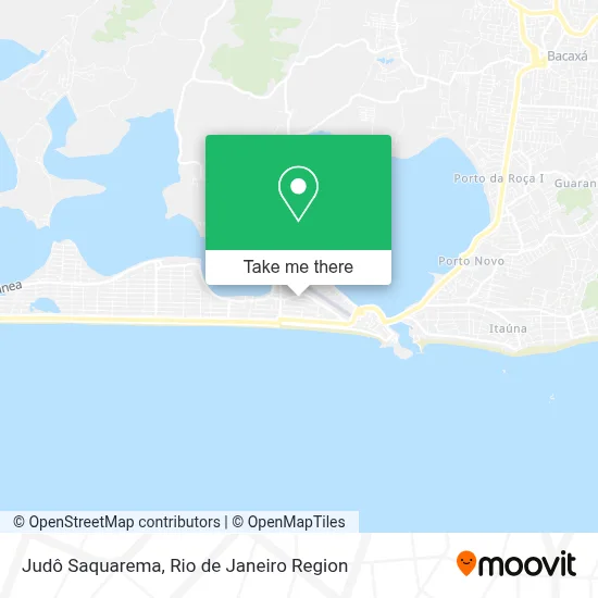 Judô Saquarema map