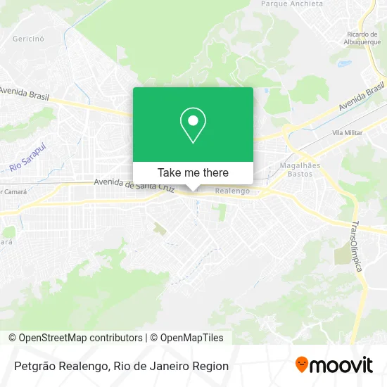 Petgrão Realengo map