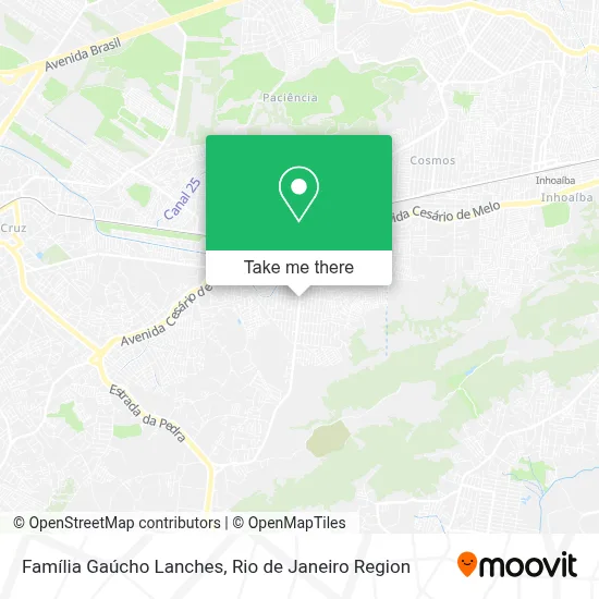 Família Gaúcho Lanches map