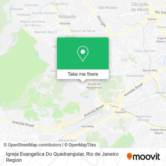 Igreja Evangelica Do Quadrangular map