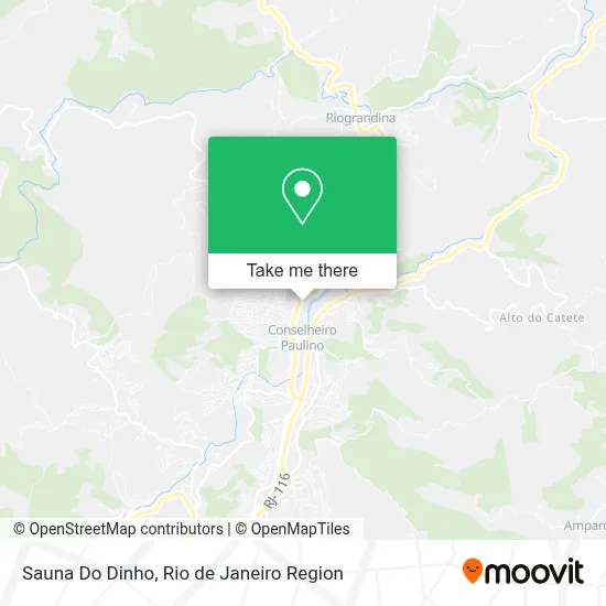 Sauna Do Dinho map