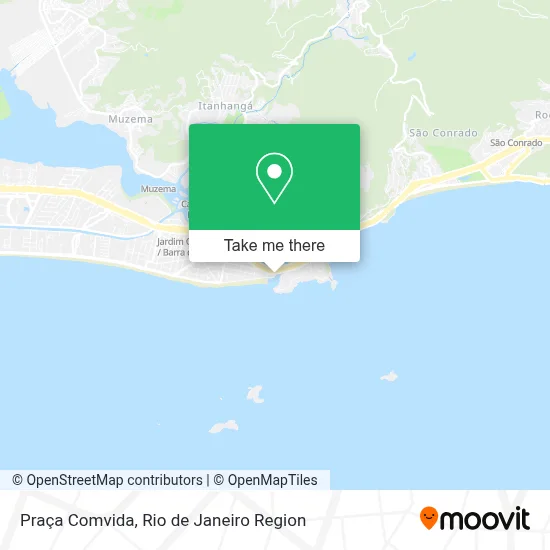 Praça Comvida map