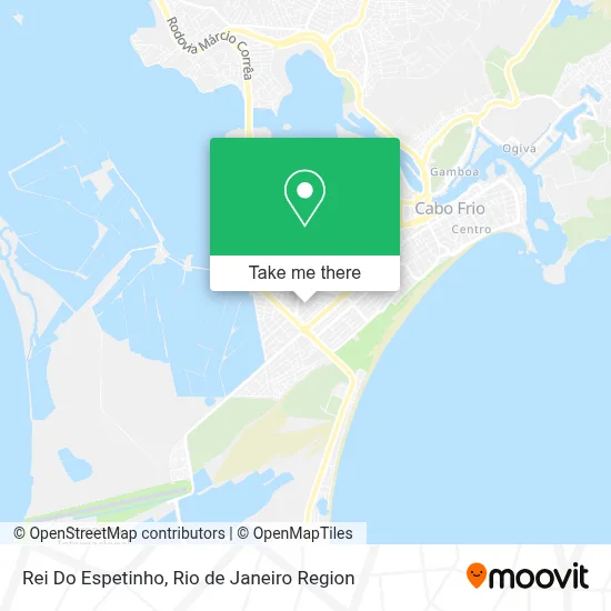 Rei Do Espetinho map