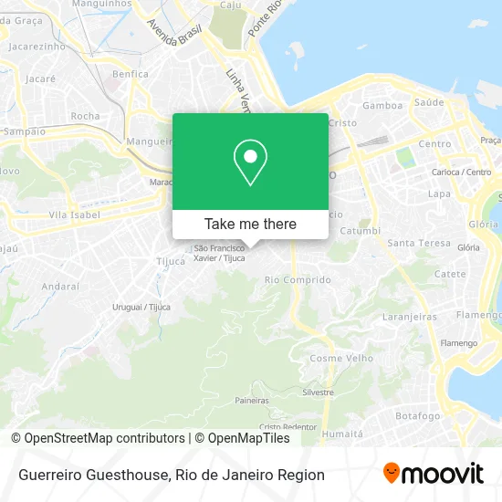 Guerreiro Guesthouse map