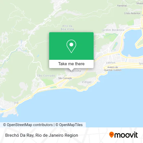 Brechó Da Ray map