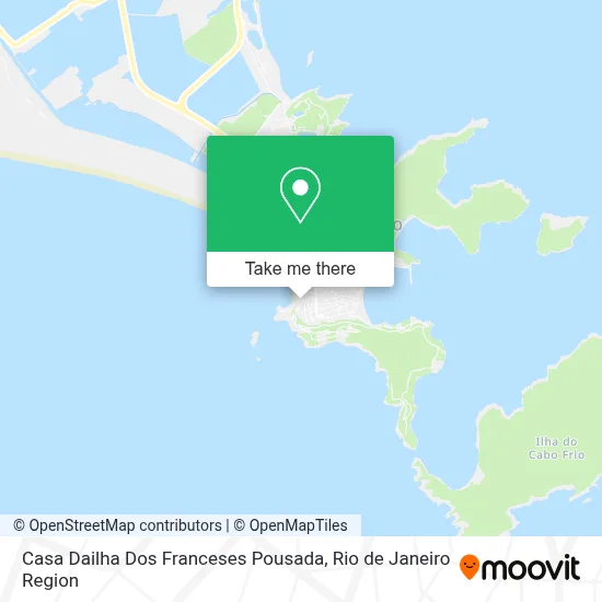 Casa Dailha Dos Franceses Pousada map