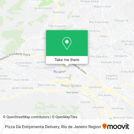 Pizza Da Enirpimenta Delivery map