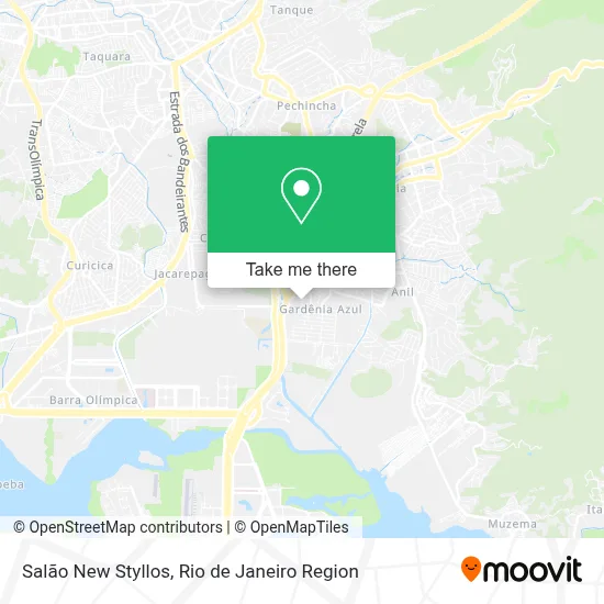 Salão New Styllos map