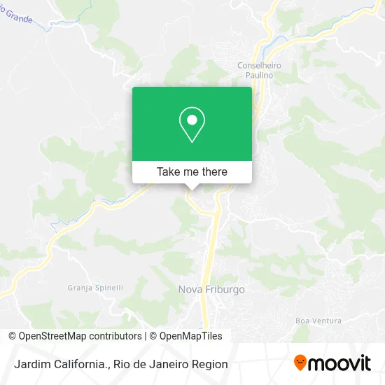 Jardim California. map