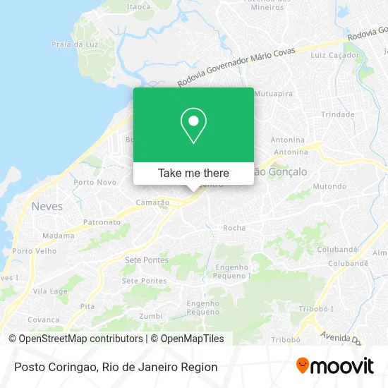 Posto Coringao map
