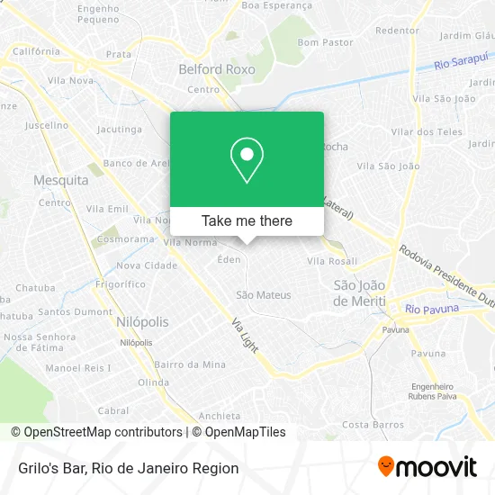 Grilo's Bar map
