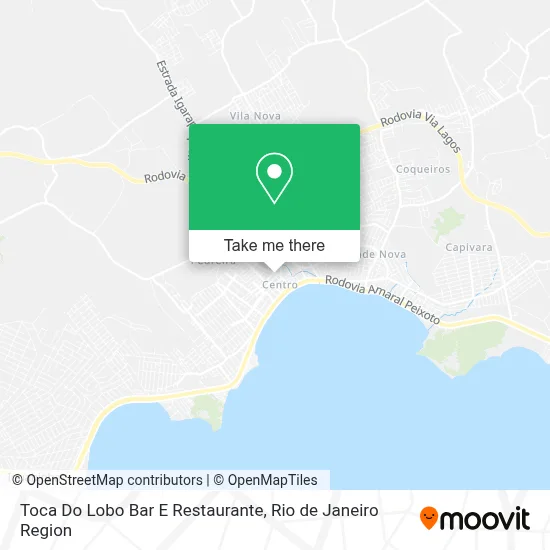 Toca Do Lobo Bar E Restaurante map