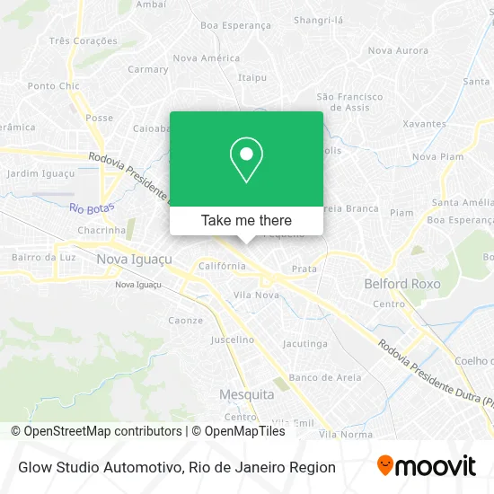 Glow Studio Automotivo map
