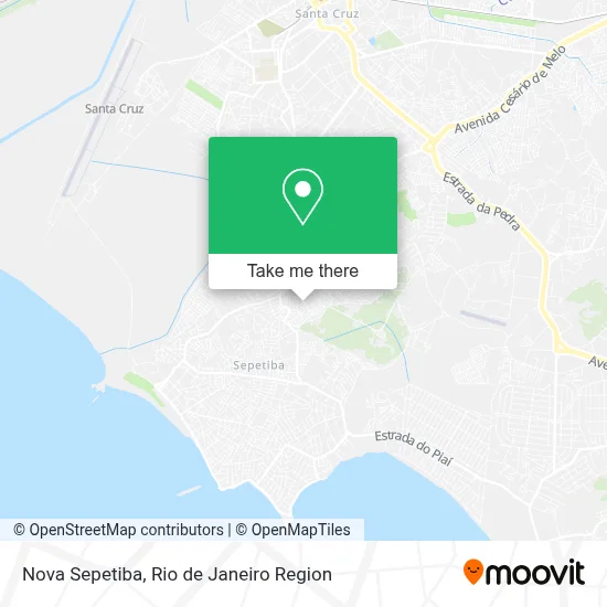 Nova Sepetiba map